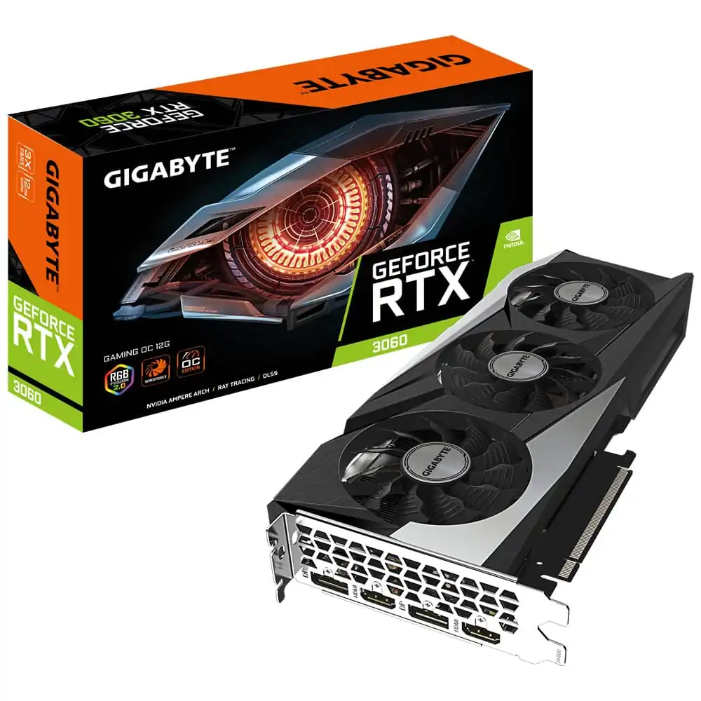 Gigabyte GeForce RTX 3060 Gaming 12GB GDDR6 OC Gigabyte GeForce RTX 3060 Gaming 12GB GDDR6 OC
