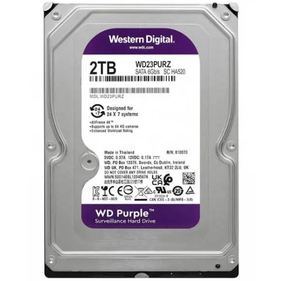 Western Digital Purple 2TB WD23PURZ Western Digital Purple 2TB WD23PURZ