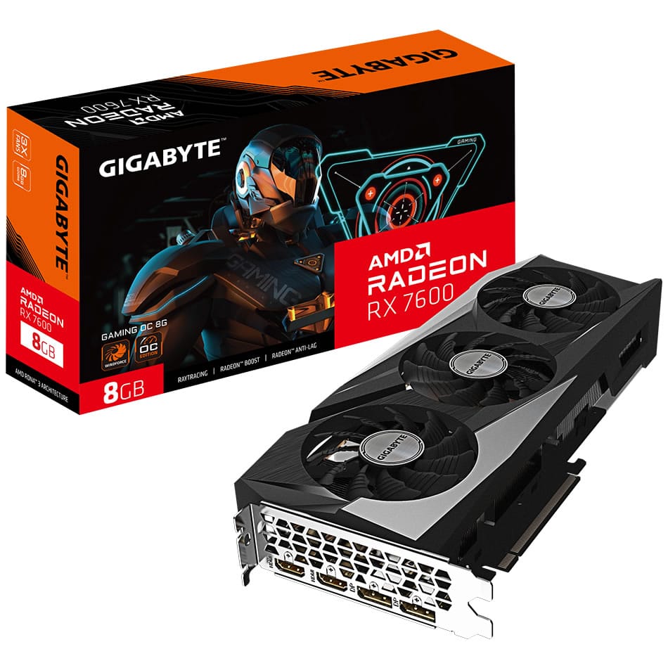 Gigabyte Radeon RX 7600 Gaming 8GB GDDR6 OC