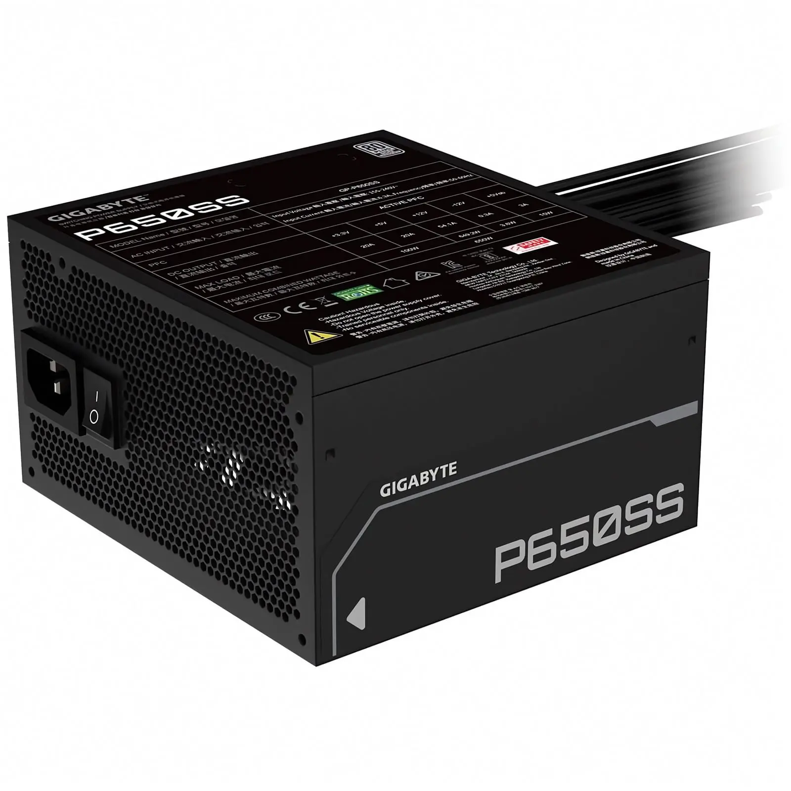 Fuente Gigabyte P650SS