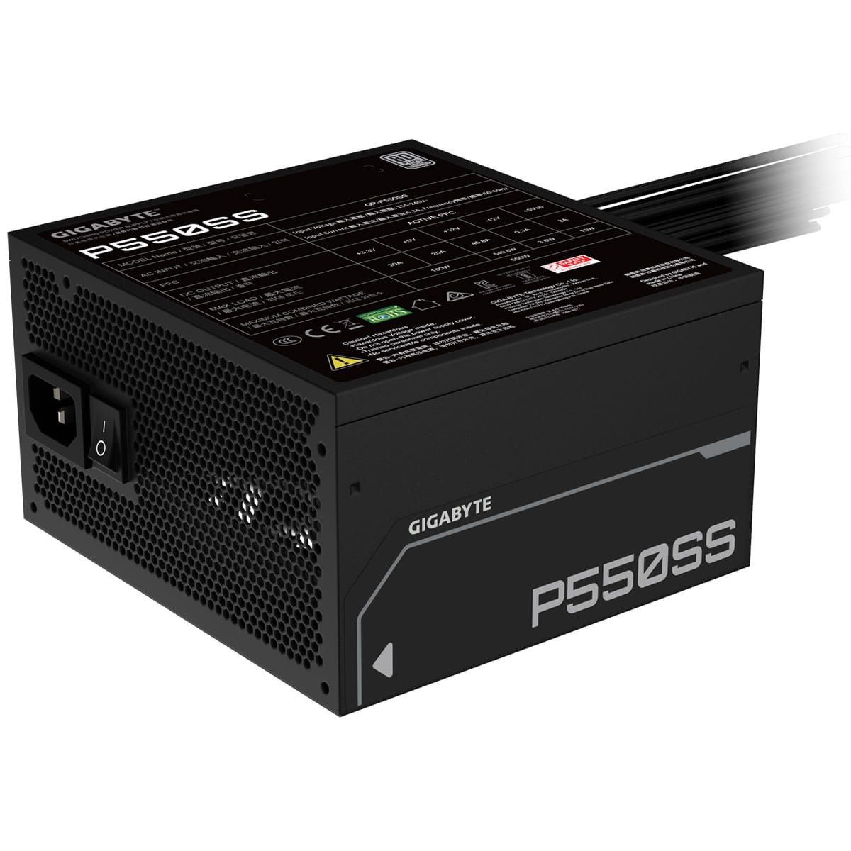 Fuente Gigabyte P550SS