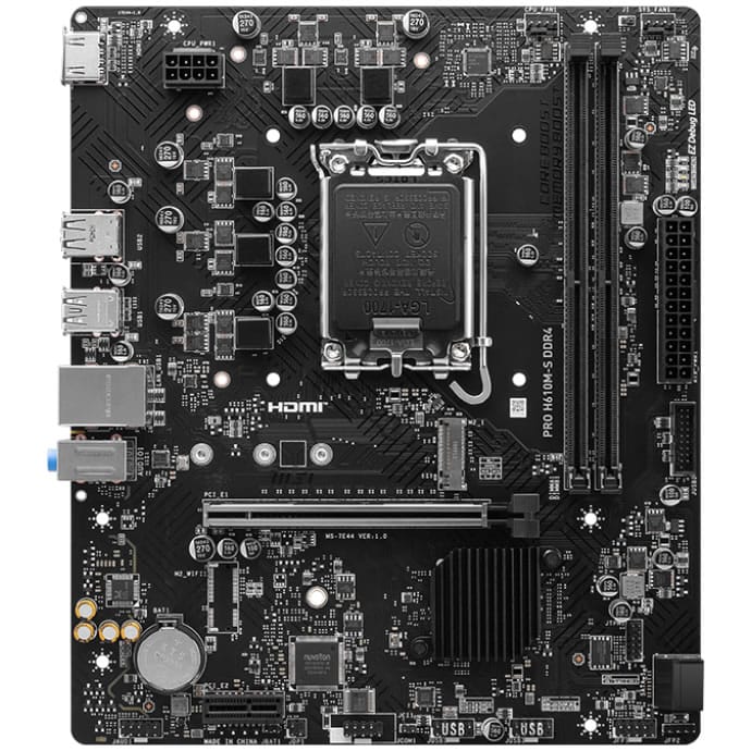 Motherboard MSI PRO H610M-S DDR4