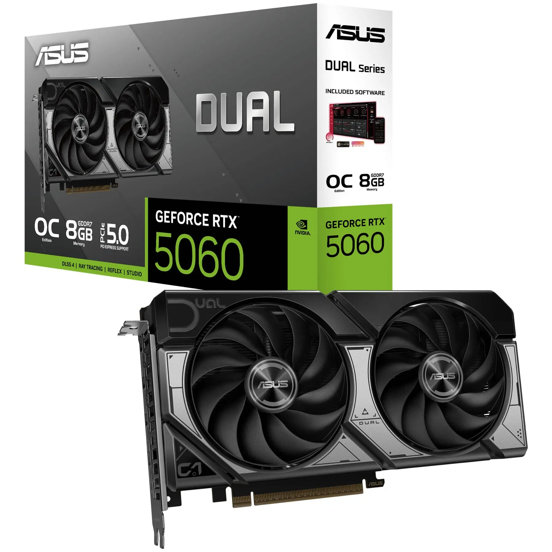 Asus Dual GeForce RTX 5060 8GB GDDR7 OC Asus Dual GeForce RTX 5060 8GB GDDR7 OC
