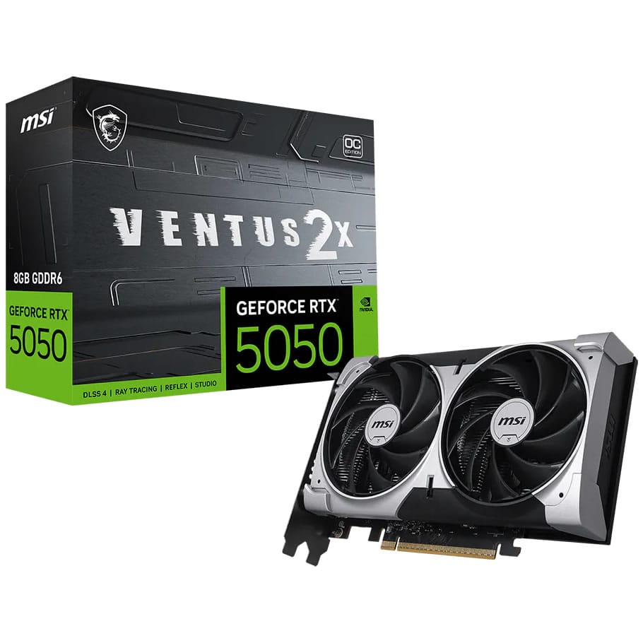 MSI GeForce RTX 5050 Ventus 2X 8GB GDDR6 OC