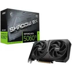 MSI GeForce RTX 5060 Ti Shadow 2X 8GB GDDR7 OC Plus