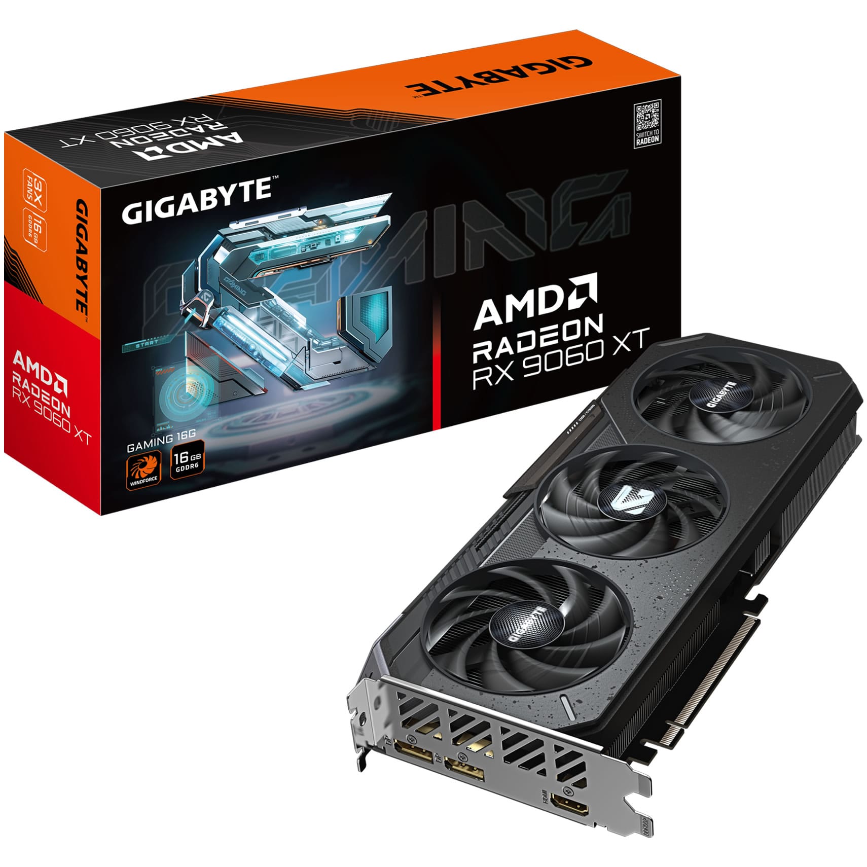 Gigabyte Radeon RX 9060 XT Gaming 16GB GDDR6