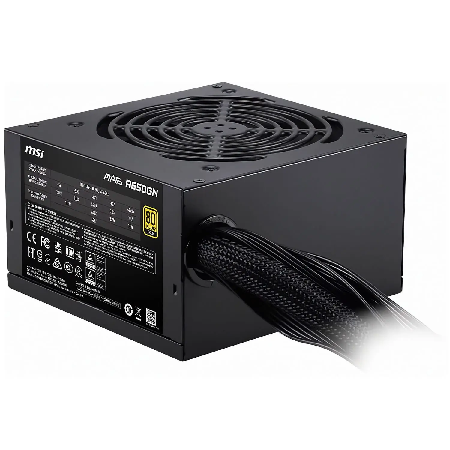 Fuente MSI MAG A650GN II Fuente MSI MAG A650GN II